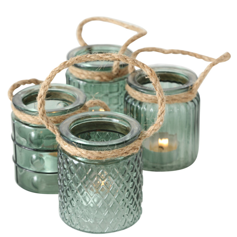 3.5 " Glass Votive Set of 4