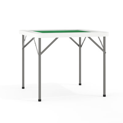 Table de jeu de cartes pliable Noah pour 4 joueurs avec feutre et porte-gobelets