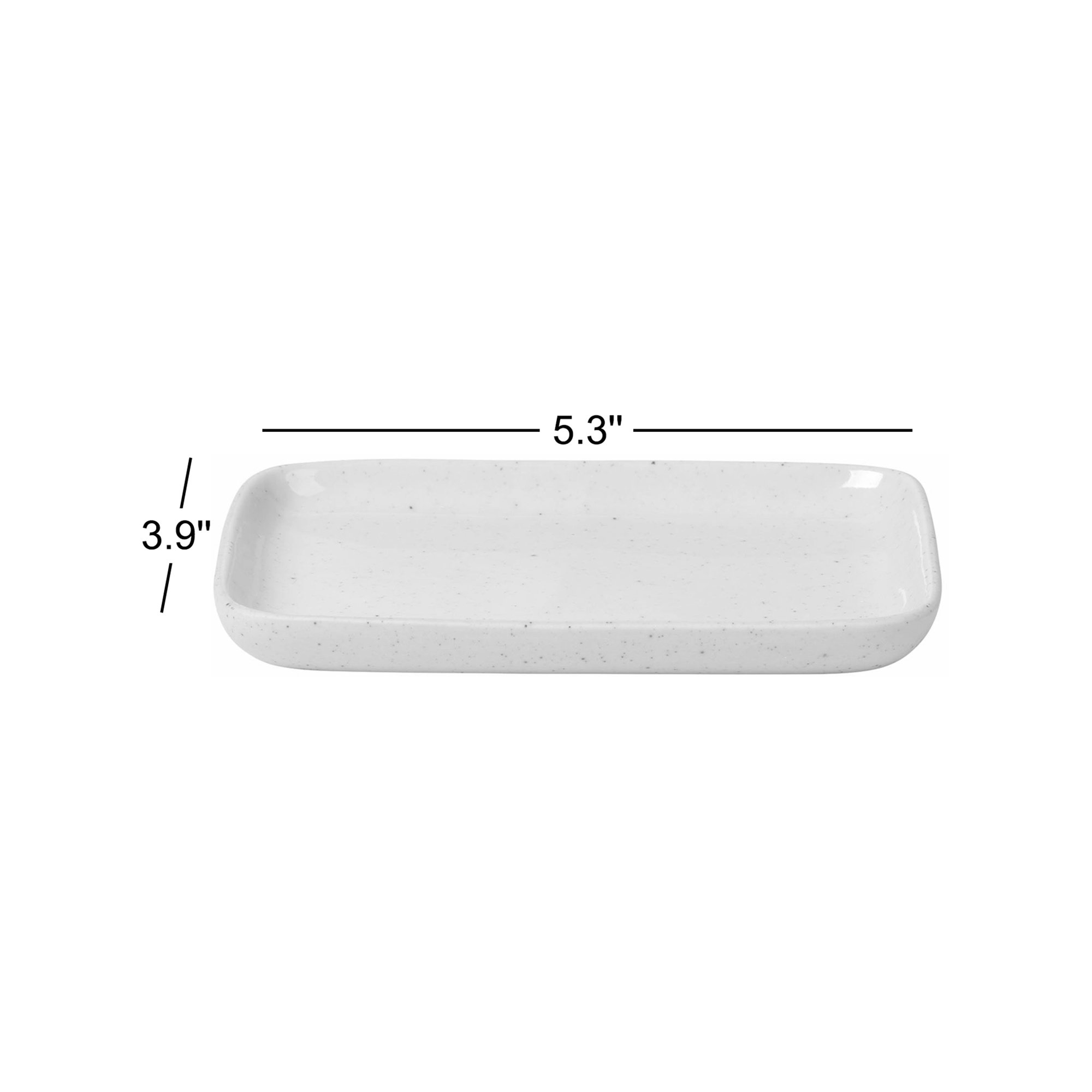 SABLO Ceramic 5.5" Appetizer Plate, Cloud
