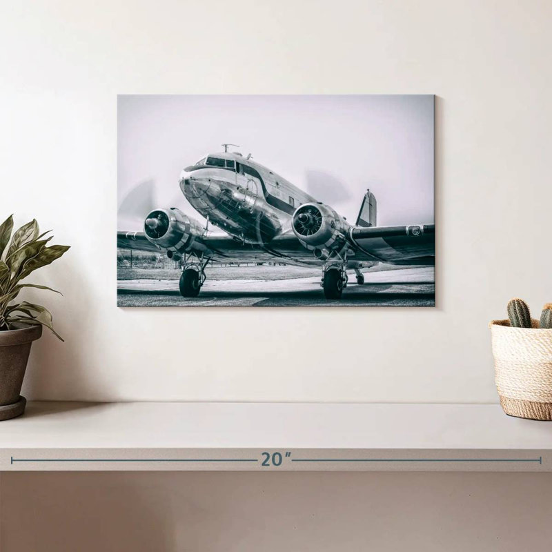 Avion à hélice Mehar Douglas DC-3, H 8 po x l 12 po