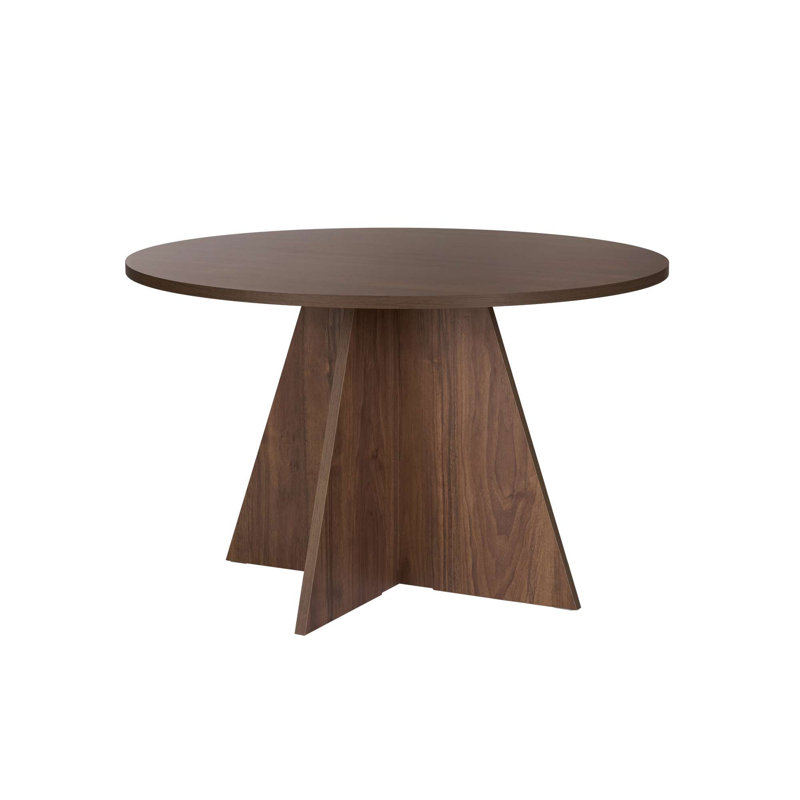  Virella Round Dining Table Seats 4 120cm, Walnut