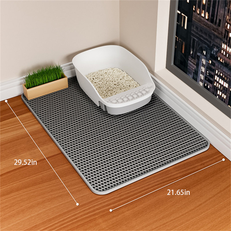 Tapis de fumier à double couche, H 0,3 po x l 29,52 po x P 21,65 po