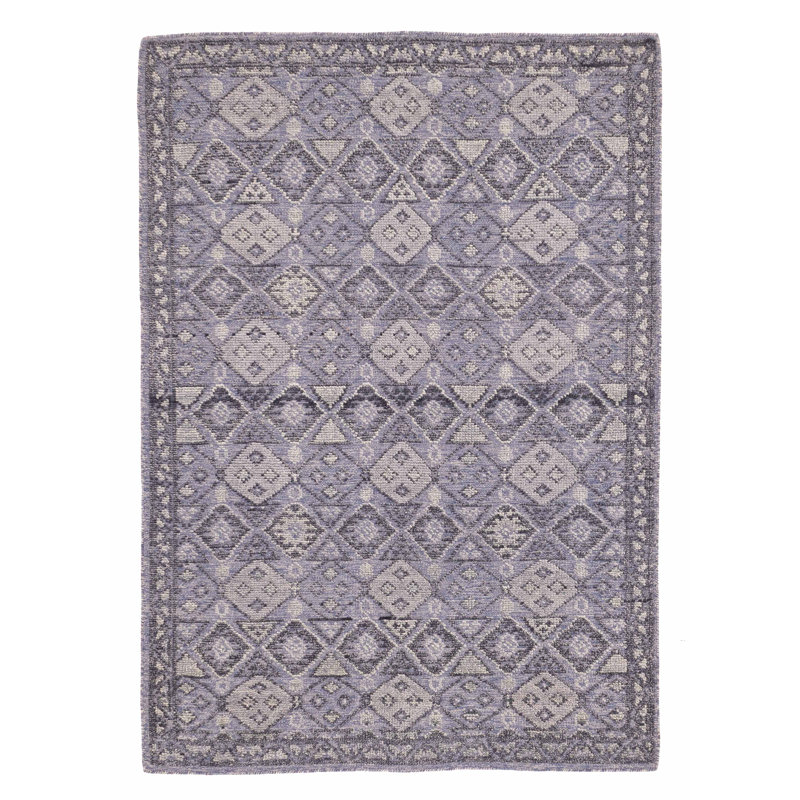 Tapis bleu ardoise Tangier 5 pi 4 po x 7 pi 6 po