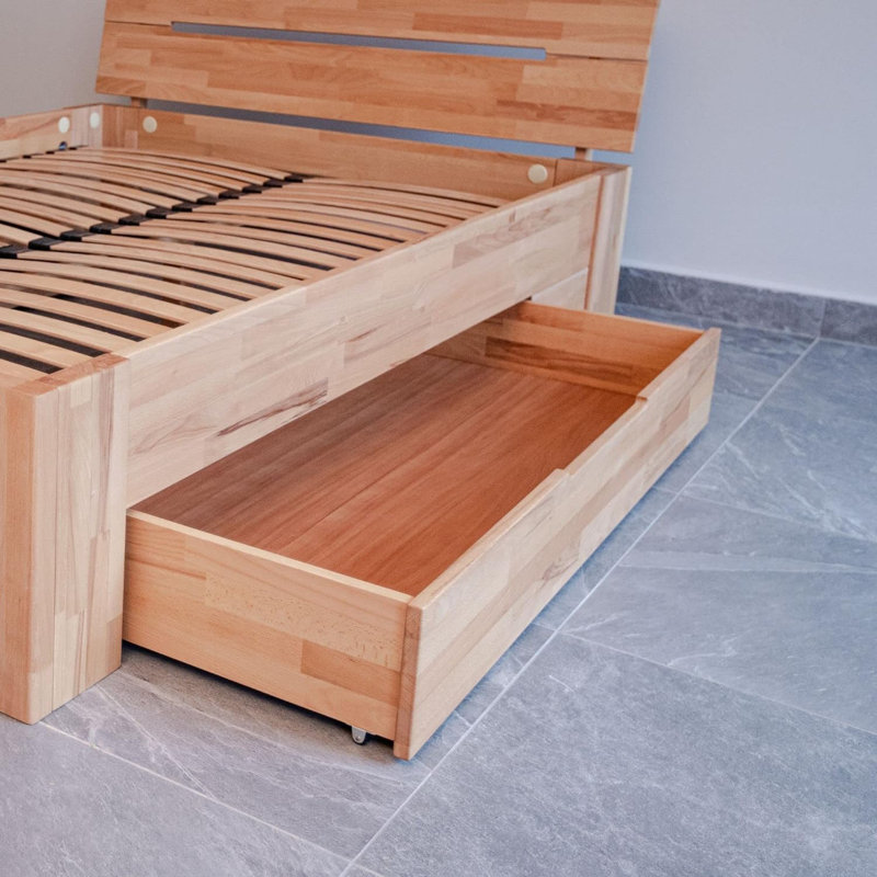 Elsa EU Toddler - 70 X 160 Cm Solid Wood Storage Bed