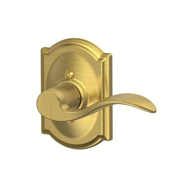 Accent Lever with Camelot Trim Non-Turning Lock
