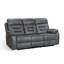 Bittany 3 Seater Faux Leather Electric Reclining Sofa-125973288-134078278