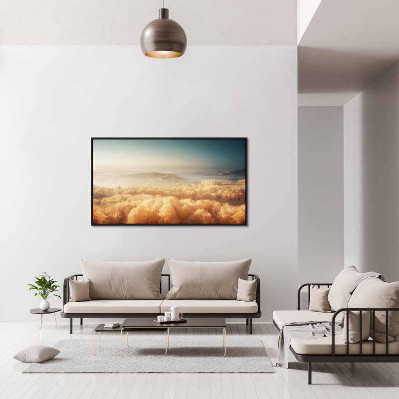 Here And Elsewhere XIV Print by David Keochkerian, 31.75" H x 55.75" W, Image Brush Gel