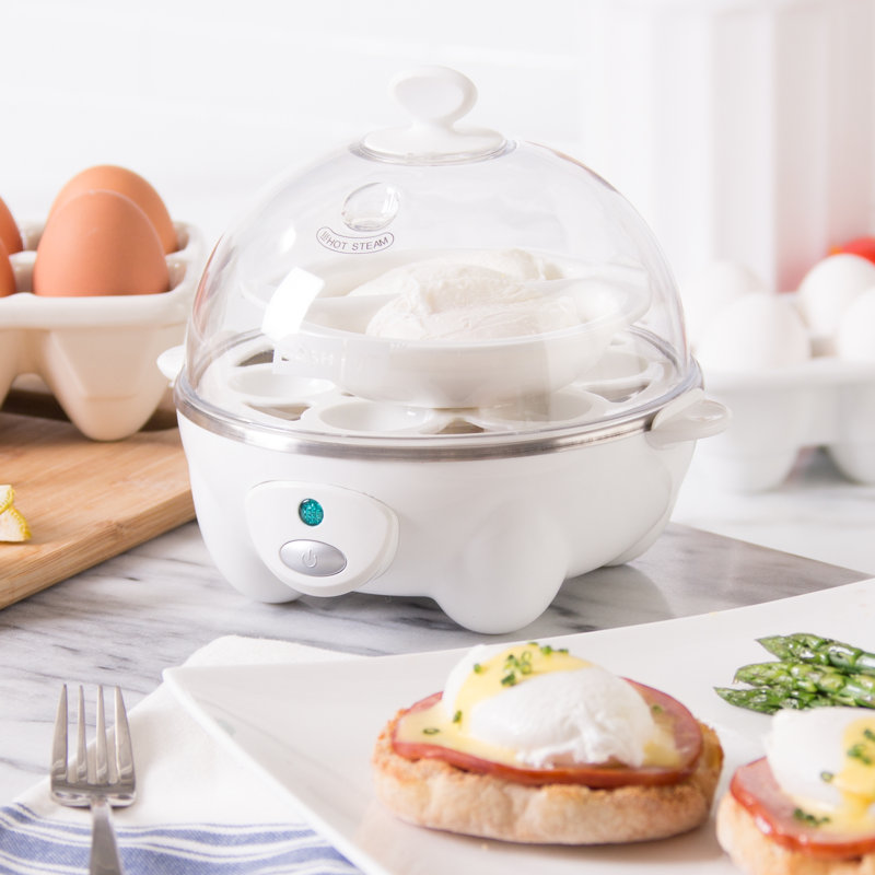 Dash Rapid 6 Egg Cooker, White