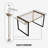 Rectangular Dining Table for Home, Kitchen