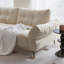 Coussin modulaire 106,30 po en polyester blanc-129490103