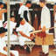 « the rookie » par norman rockwell, reproduction d’art sur toile tendue-317282598