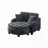 Chenille 2-seater Sofa, Double Sofa Chaise Longue-1827338636