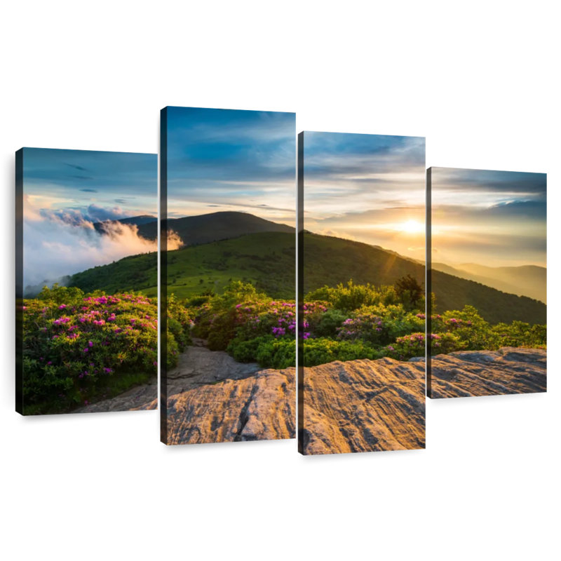 Alvord Appalachian Flower Field, 54" H x 84" W