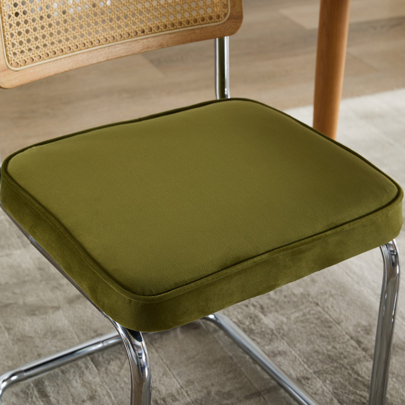 Chaises de salle à manger Mid-Century, Vert olive
