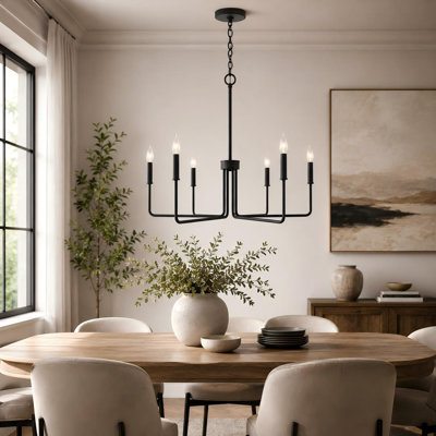 Lustre à intensité variable 6 lumières Domonque
