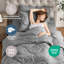 Ensemble d'édredon plissé avec draps Bed-in-a-Bag-103134075-103134055