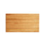 Classeur en bois massif - chêne naturel pour rangement de documents Bureau d'ordinateur 80 cm de large, 50 cm de profondeur, finition
