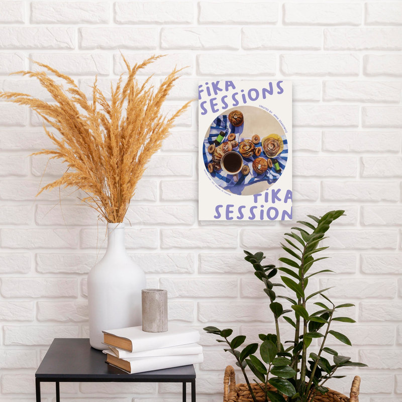 Fika Coffee And Pastries by Anna Zdanowicz - Wrapped Canvas Print, 45.72 cm H x 30.48 cm W