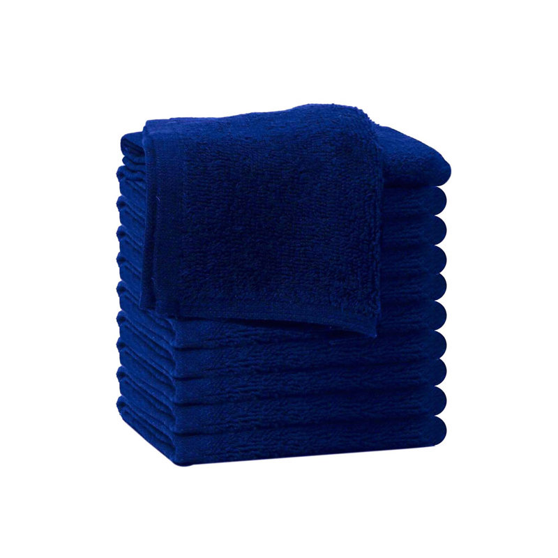 100% Cotton Fingertip Towel, Blue