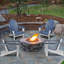 Chaise Adirondack pliante en PEHD Rakesh-730036811