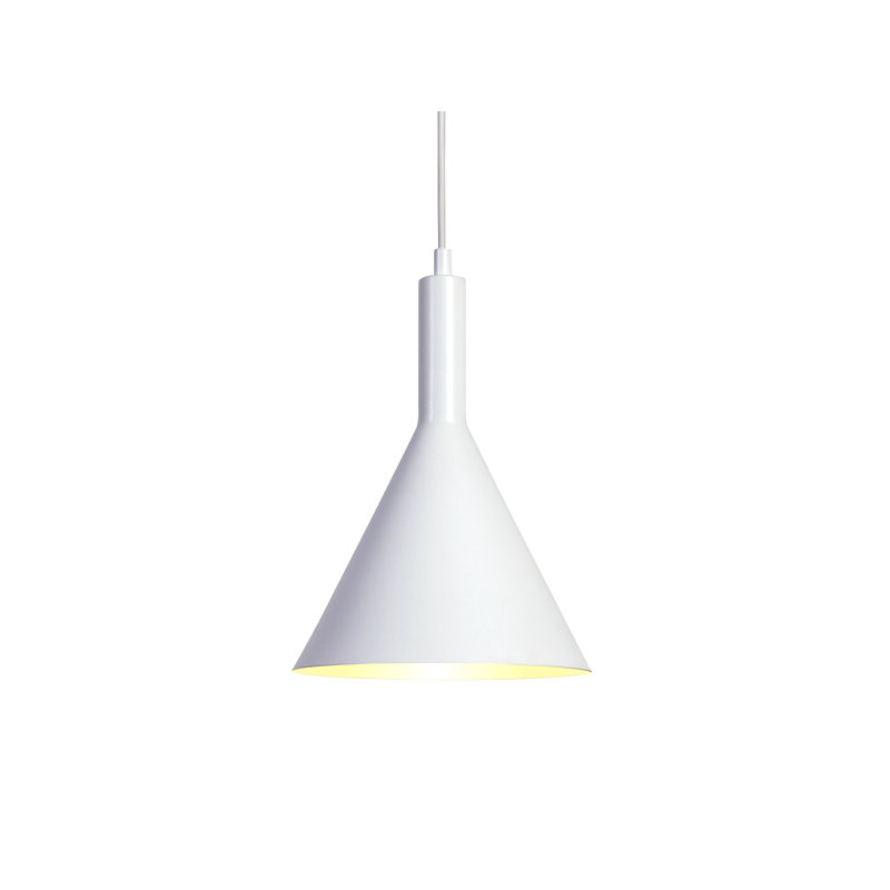 Quade 1 - Light Cone Pendant, White