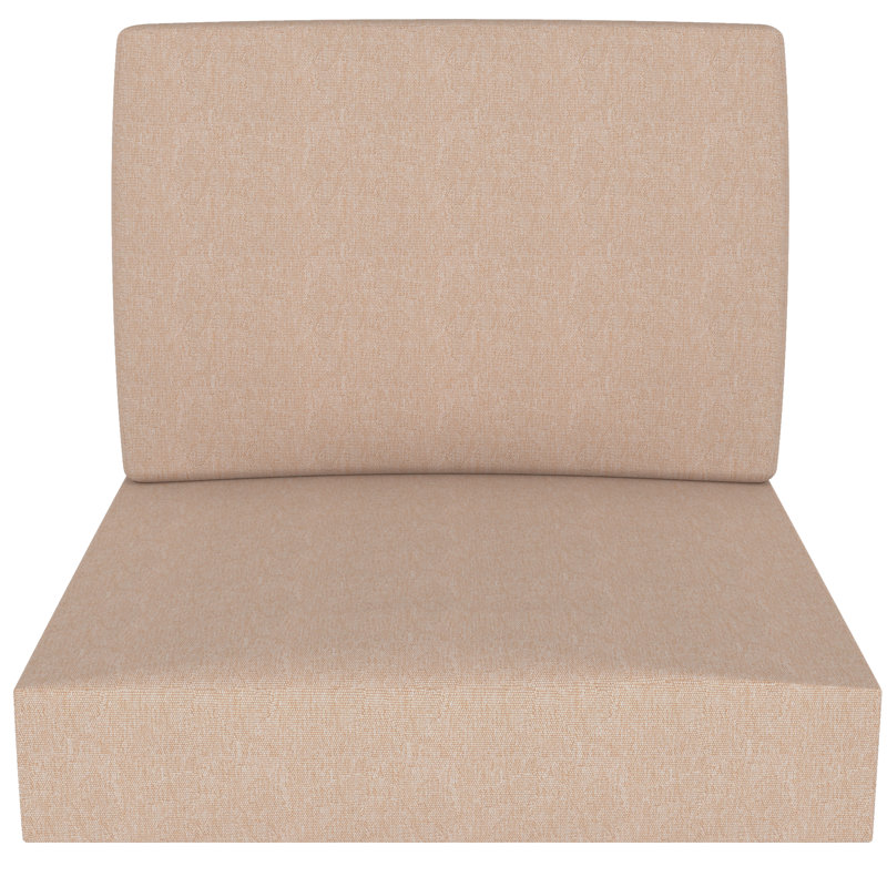 Coussin d'extérieur 28,5 po Sunbrella®, Beige, 5" H x 25.5" W x 25.5" D
