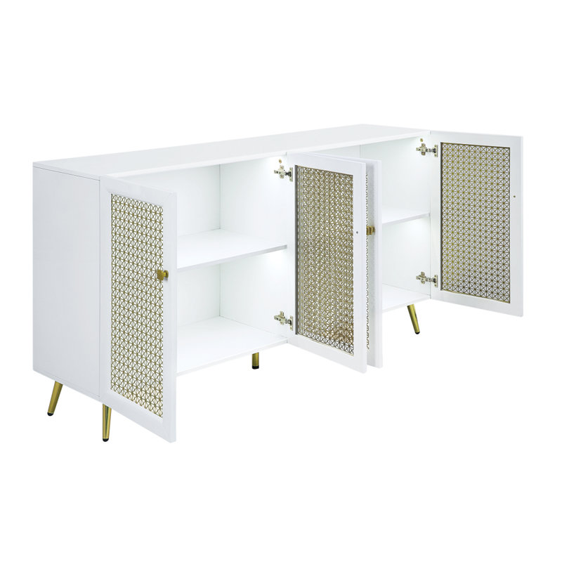 Console à 4 portes ultrabrillantes avec DEL