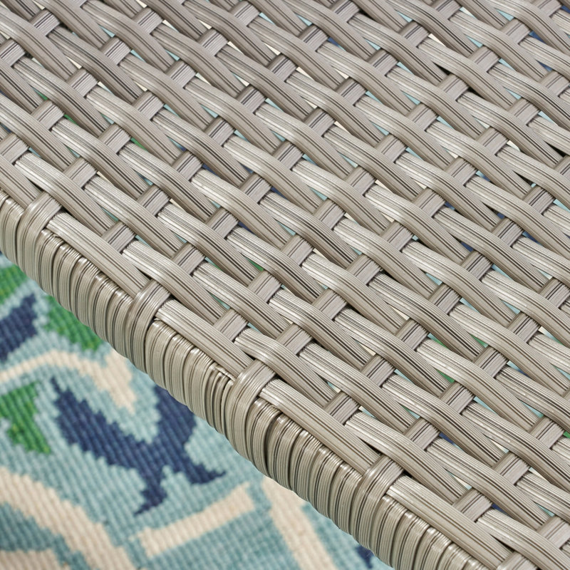 Ensemble de 2 chaises de jardin d'extérieur style campagne moderne