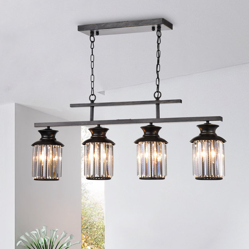 Lustre 4 lumières Red Barrel Studio® pour cuisine, salon / salle à manger