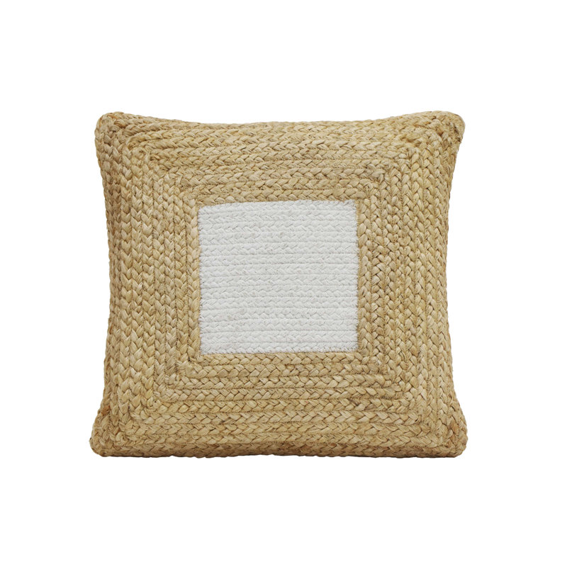 Coussin décoratif Finette, Blanc