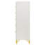 Commode blanche 5 tiroirs Chesney