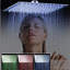 16 inch LED Rainfall Square Shower Head Ceiling/Wall Mount Sprayer-100311105