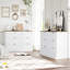 Commode double moderne à 6 tiroirs l 43,31 po Beckwourth-1832028576
