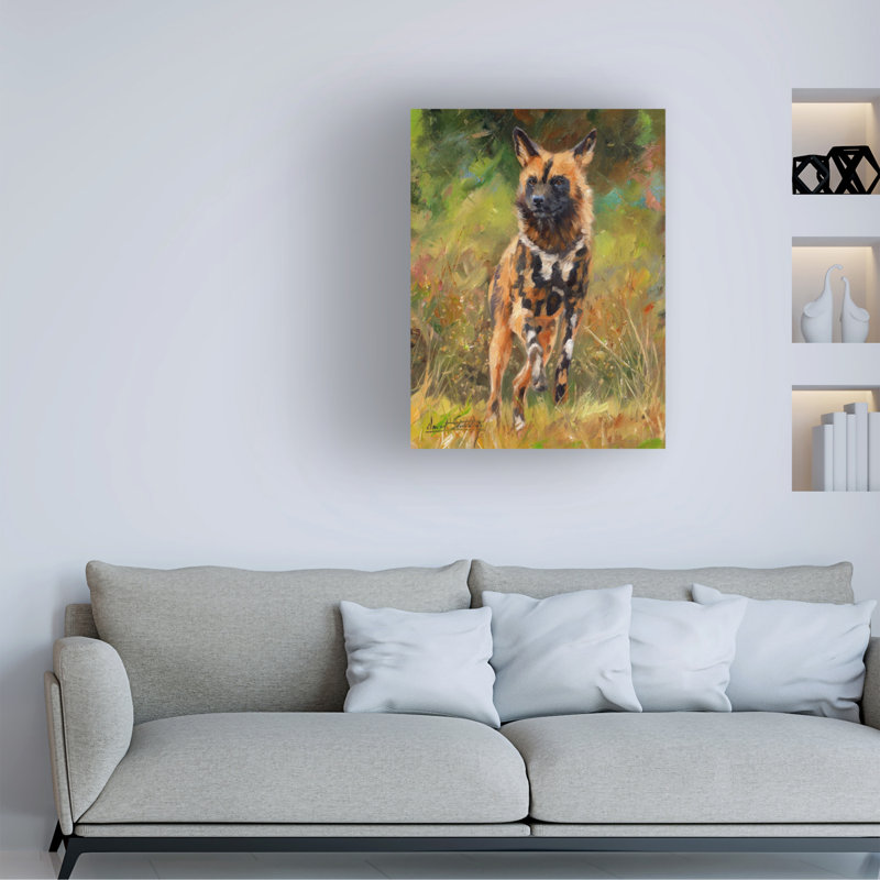 Art sur toile, «ologia sauvage », H 18 po x l 24 po