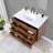 Bexley 36" Wall Mounted Single Bathroom Vanity with Quartz Top