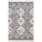 Adi Moroccan Lattice Hand-Knotted Wool Fringed Gray Area Rug-615923916
