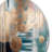 Abstract Wall Decor on Metal-88599113