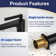Single-Hole Single-handle Bathroom Faucet with Drain Assembly