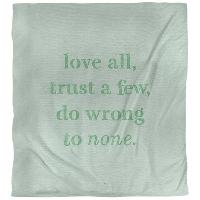 Housse de couette Do No Wrong Quote