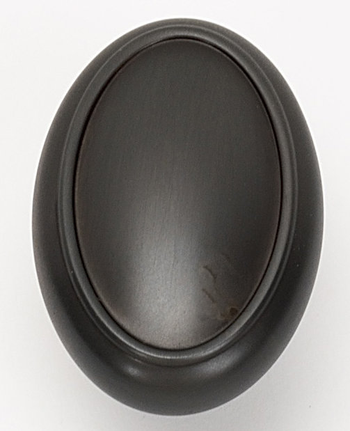 Classic Traditional Oval Knob, Bronze