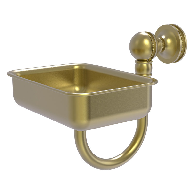 Mambo Soap Dish, Satin Brass