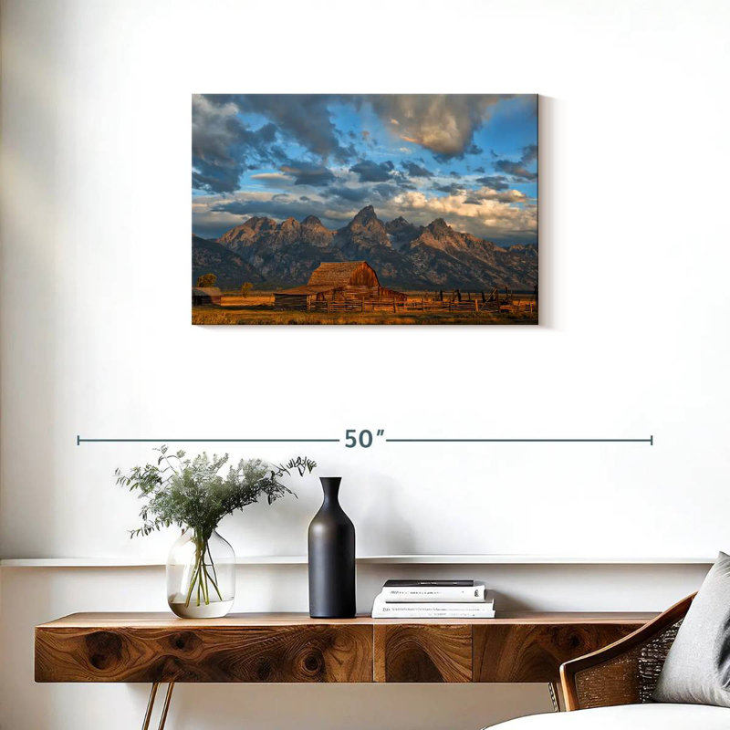Rustic Wyoming, 20" H x 30" W