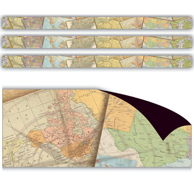 Voyage sur la carte avec bordure magnétique