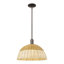 Mini-luminaire suspendu 1 lumière Natural Ballston Dome-2129555822-2129555813