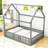 Saimi Full Size Wooden Daybed with Fence and Door-1905419708
