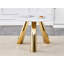 Table luxueuse en pierre frittée 42 "