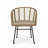 Outdoor Wicker Rattan Club Chair