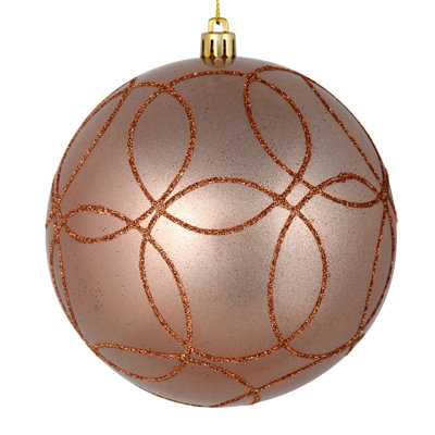 Ornement de bonbons avec motif de paillettes circulaires