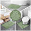 Luxury Zero Twist Bath Mat Set 2 Piece Plush Microfiber Bathroom Rug & Pedestal Mat Non Slip Absorbent Washable-401884386