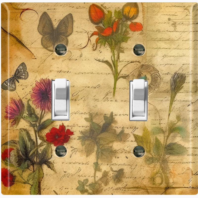 2-Gang Toggle Light Switch Wall Plate